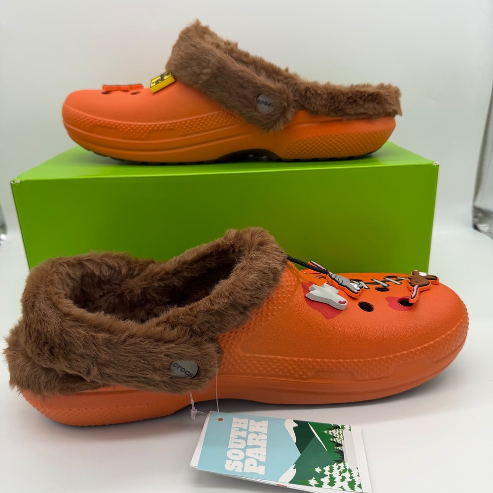South Park Crocs Kenny Classic Lined Clog Orange Men 9 Women 11 211499-90H New